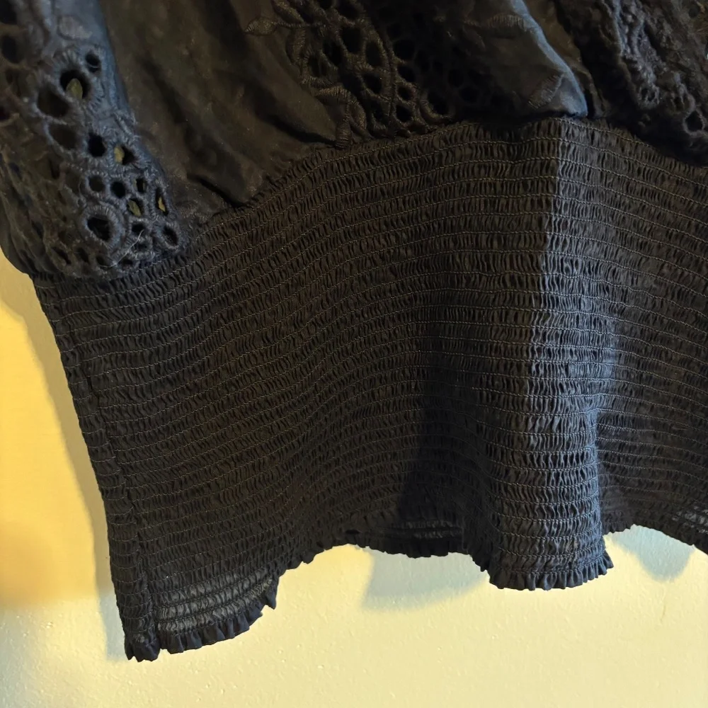 White House Black Market Embroidered Lace Top - Picture 4 of 8